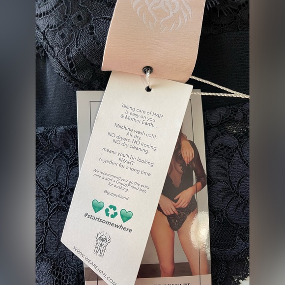 Revolve We Are HAH Reversible black bodysuit - Picture 5 of 7